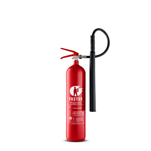 Gasilni aparat CO2-5 Pastor – 5 kg za električne naprave razreda B