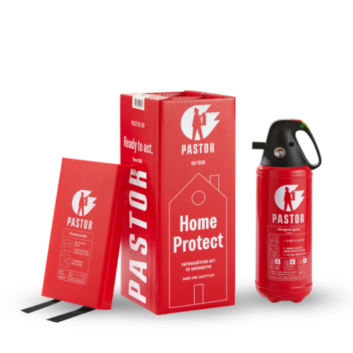 Gasilni komplet HOME PROTECT F2 z gasilno odejo – za kuhinje in domove